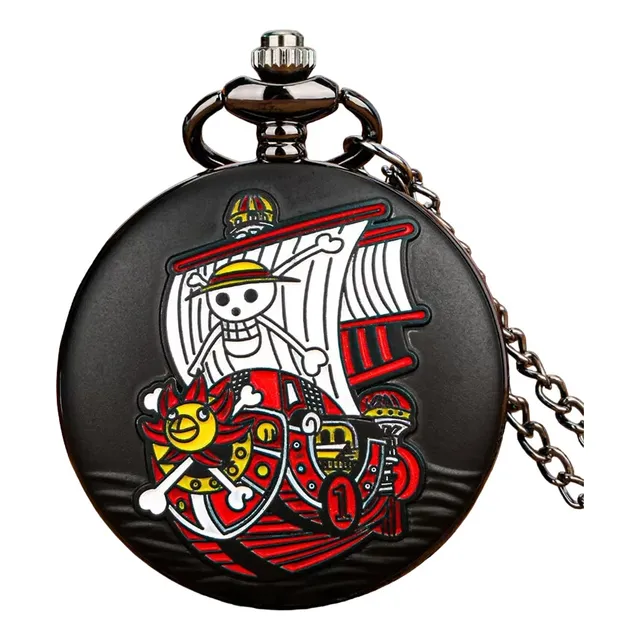 Reloj De Bolsillo Thousand Sunny Luffy One Piece