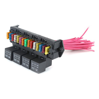 Caja De Fusibles De 15 Vías Para Coche, Bloque De 72 V, Mult Caja De Fusibles De 15 Vías Para Coche, Bloque De 72 V, Mult