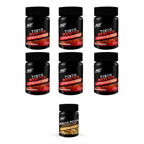 Testo Booster X 100 Capsulas De 600 Mg X 6 Unid + Regalo