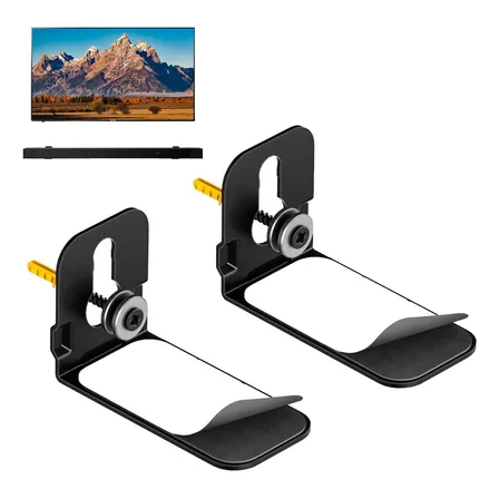 Soporte Para Parlantes Y Soundbar (2 Unid) A Muro, 90°