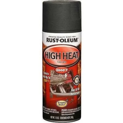 Pintura De Alta Temperatura Resistente A Gasolina Rust Oleum