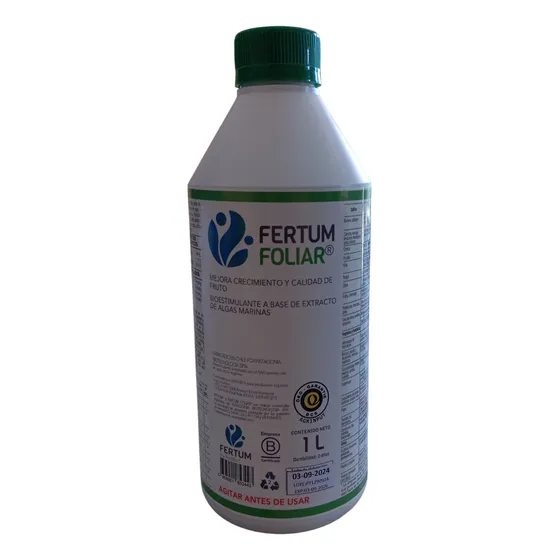 Fertilizante Abono Orgánico Fertum Foliar Con Algas 