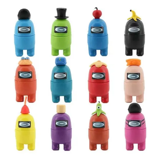 12pcs Juegos Amongus Juego Del Hombre Lobo Espacial