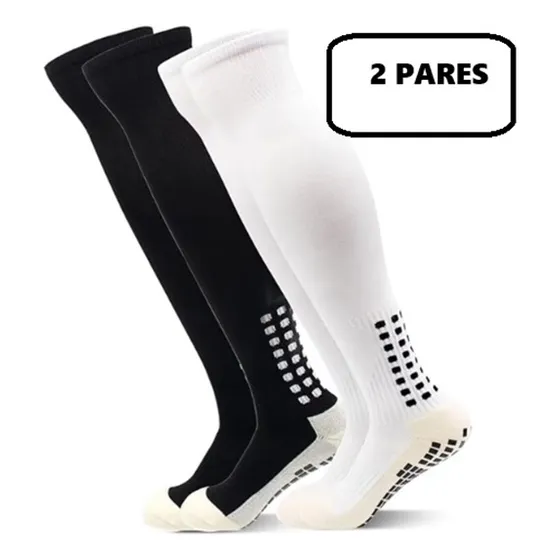 2 Pack Medias Antideslizantes Pro Largas Compresión
