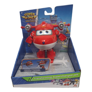 Avião Super Wings Transforming - Supercharged Jett Avião Super Wings Transforming - Supercharged Jett