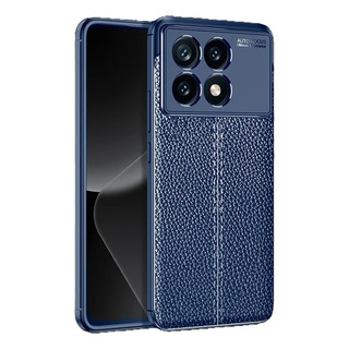 Funda Para Poco X6 Pro Leather Tpu + Mica Vidrio Templado Funda Para Poco X6 Pro Leather Tpu + Mica Vidrio Templado