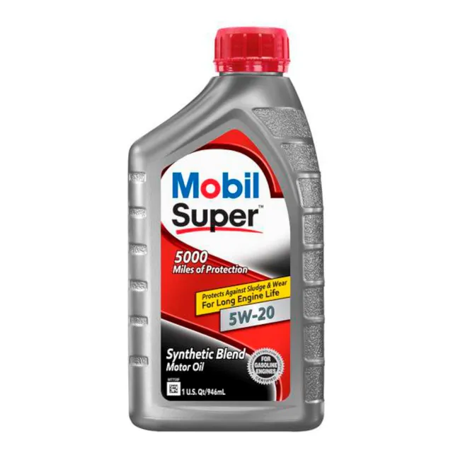 Aceite De Motor De Mezcla Sintética  Super 5w-20 Mobil