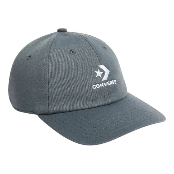 Gorra Converse Modelo Lock Up Baseball Gris Strapback