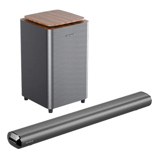 Barra De Sonido Aiwa Awsbh23ww Con Subwoofer Inalámbrico Frecuencia 50/60Hz
