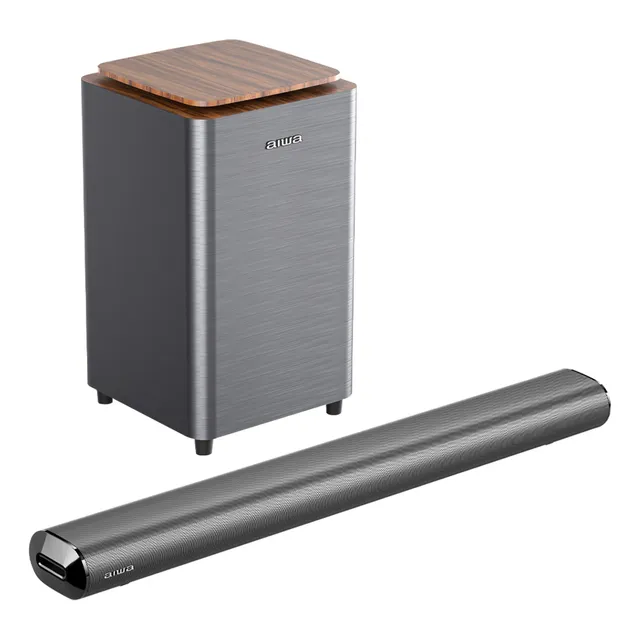 Barra De Sonido Aiwa Awsbh23ww Con Subwoofer Inalámbrico Frecuencia 50/60Hz