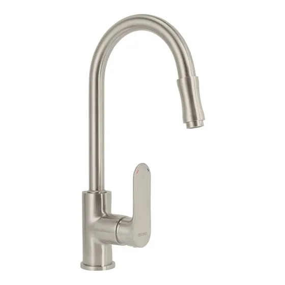 Mezcladora Para Fregadero Manguera Extraible Foset 45183