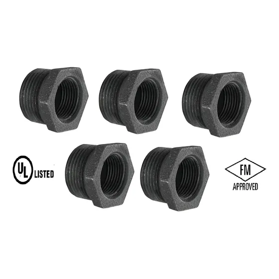 5und Reduccion Bushing 3/4 X 1/2 H/n Npt 150lbs Hierro Negro