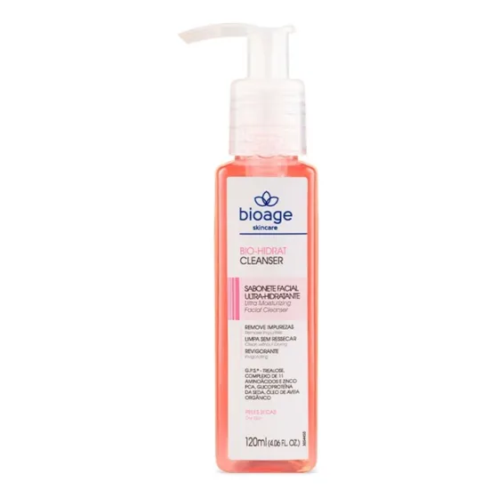 Sabonete Facial Ultra-hidratante Bio-hidrat Bioage 120ml