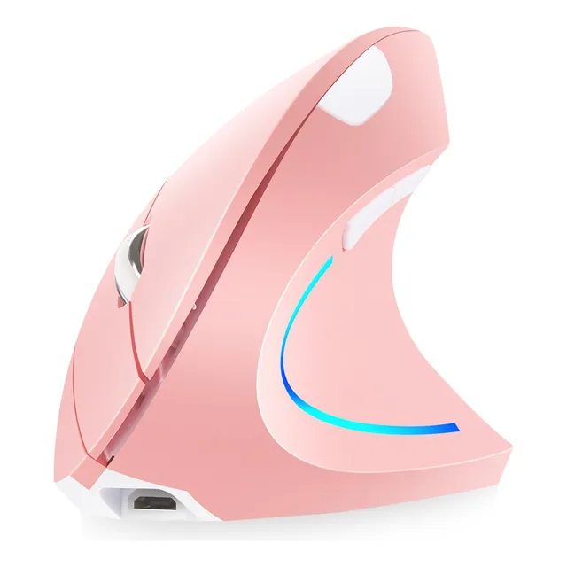 Wang Ratón Vertical Inalámbrico 2.4g Recargable Ergonómico
