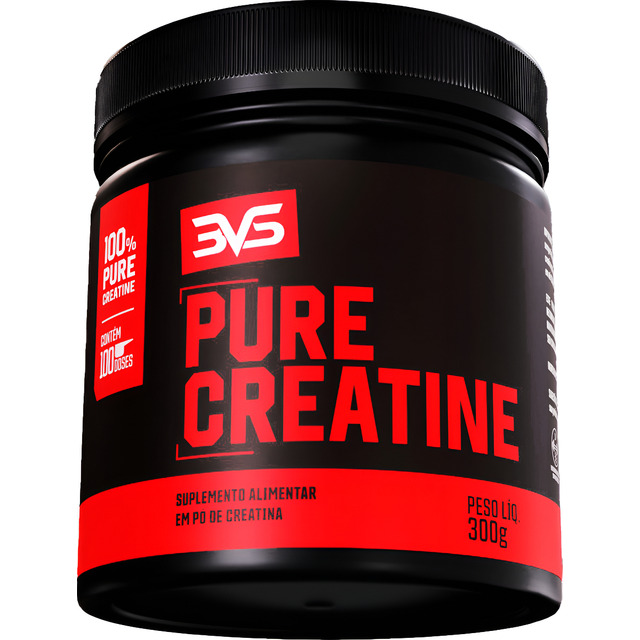 Creatina Monohidratada 300g - 100% Pura - 3vs Nutrition Creatina Monohidratada 300g - 100% Pura - 3vs Nutrition