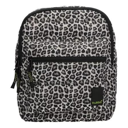 Mochila Urbana Bubba Mini Color Pattern Negro Leo Animal Print 8l