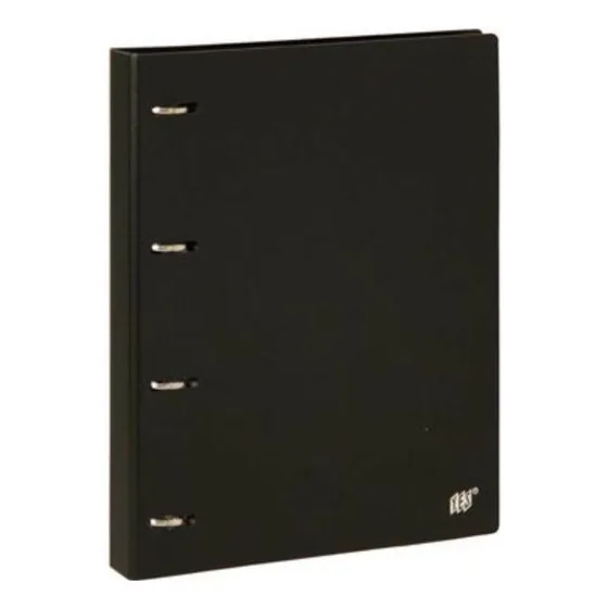 Caderno Argolado Preto Fichário Yes A4 Colegial C/ Folhas