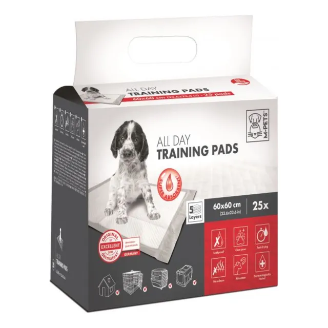 Tapete Sanitario M-pets All Day 60x60 Cm 25 Und