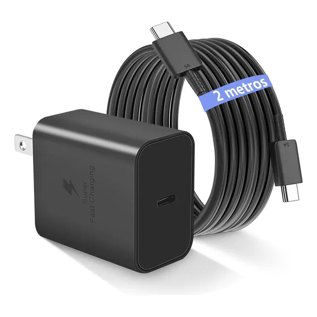 45w Súper Rápido Cargador Tipo C Para Samsung S25/s24 Ultra