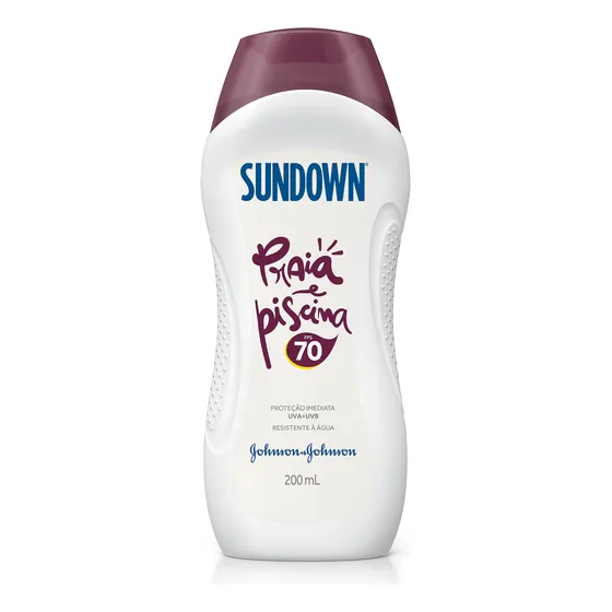Protetor solar Sundown praia e piscina fps 70 200mL