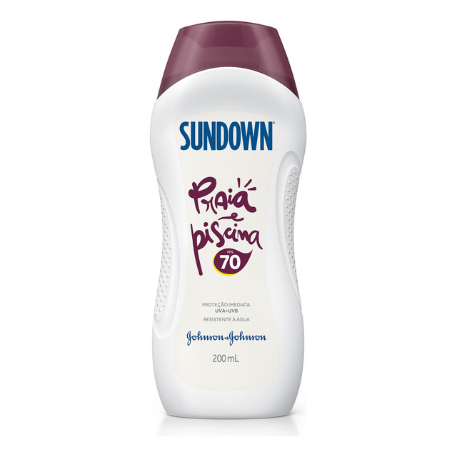 Protetor Solar Sundown Praia E Piscina Fps 70 200ml Protetor Solar Sundown Praia E Piscina Fps 70 200ml