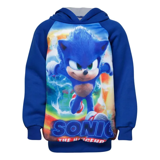 Moletom Menino Sonic Tema Filme Inverno Infantil Juvenil
