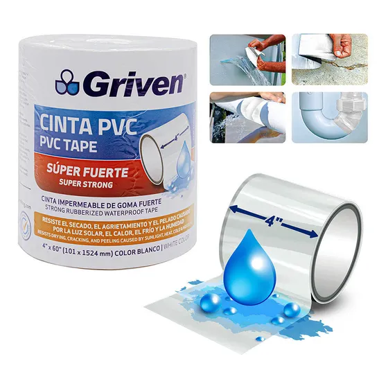 Cinta Tapa Gotera 4  X 1,5m Griven 81089