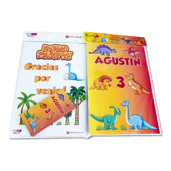 10 Libritos Souvenir Dinosaurio Personalizado + Lapices X 6u