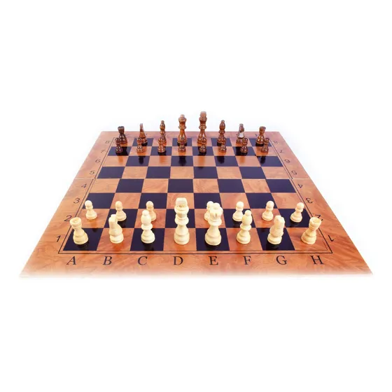 Waxmatbi Juego De Mesa Ajedrez De Madera 3 En 1 Tipo Maletín