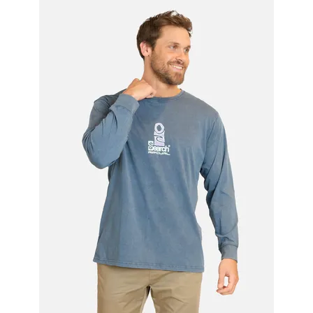 Polera Ml Cove Azul Hombre Rip Curl