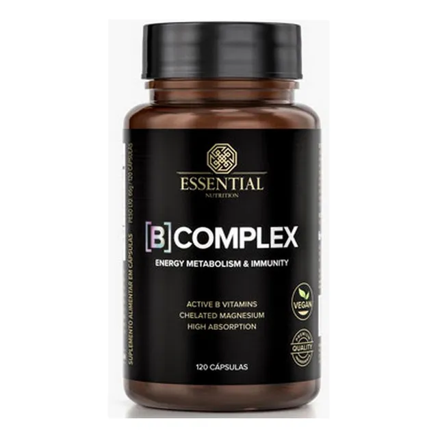 Complexo B B Complex 120caps Essential Nutrition Original