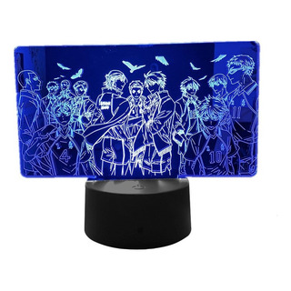 Aplicable A Haikyuu Karasuno Equipo Led Lámpara De Luz De Aplicable A Haikyuu Karasuno Equipo Led Lámpara De Luz De