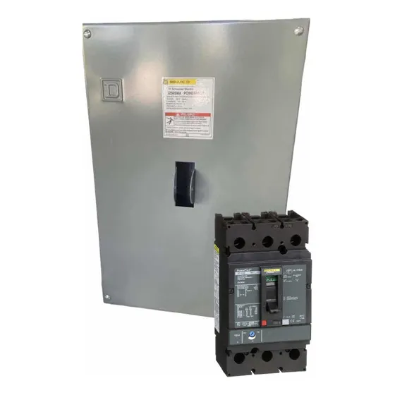 Interruptor Termomagnetico Square D Jdl36150 Con Gabinete J