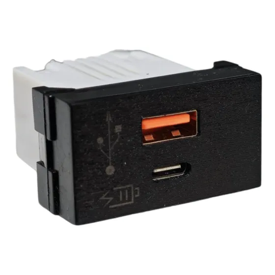 Modulo Usb A + Usb C Doble Carga Rapida Linea Jeluz