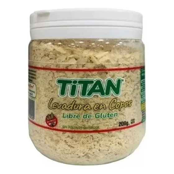 Levadura Nutricional En Copos Titan X200g // Sin Tacc