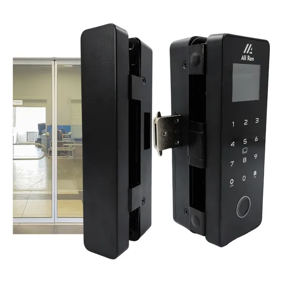 Fechadura Eletrônica Biometria E Aplicativo P/ Porta Vidro