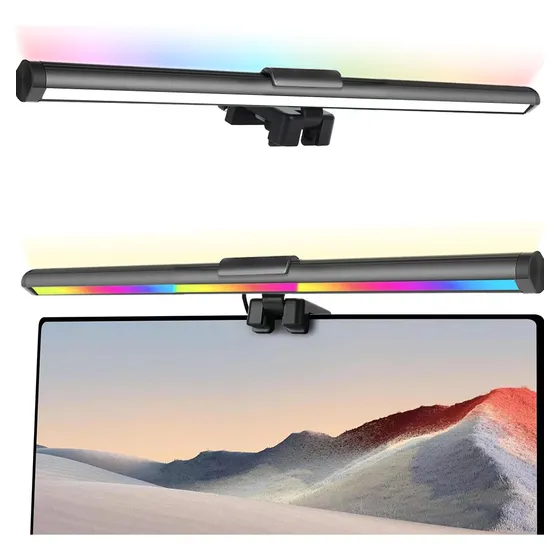 Lampara Monitor Rgb Usb Luz Led 45cm Para Pantalla Monitor Laptop Computador Pantallas Lamparas Accesorios para Laptop