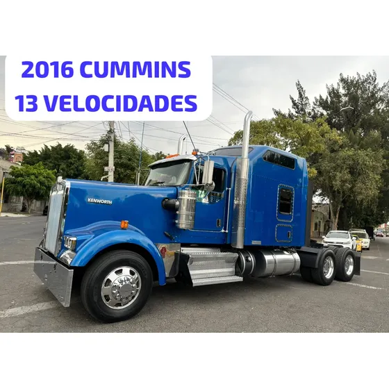 2016 Tractocamión Kenworth W900l Cummins Isx 450 Hp 13 Vel