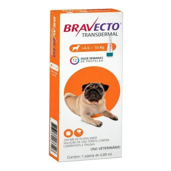 Bravecto Transdermal Msd Antipulgas Para Cachorros, 4,5 A, 1 | Cuotas sin interés