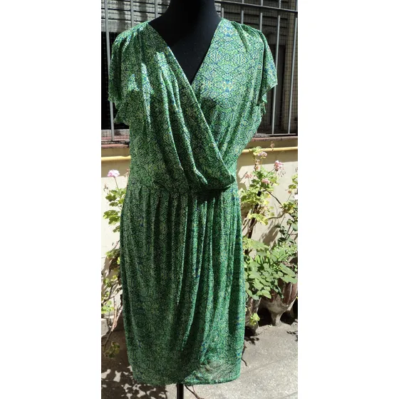 Vestido Importado De Gasa Talle Xl