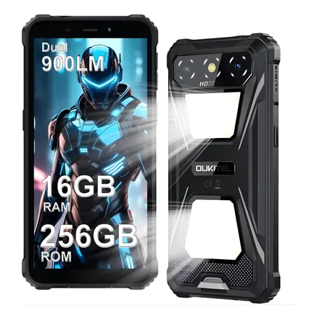 Cat B25 Oukitel G5 16gb 256gb 4g Prova Agua Robusto Lanterna Preto