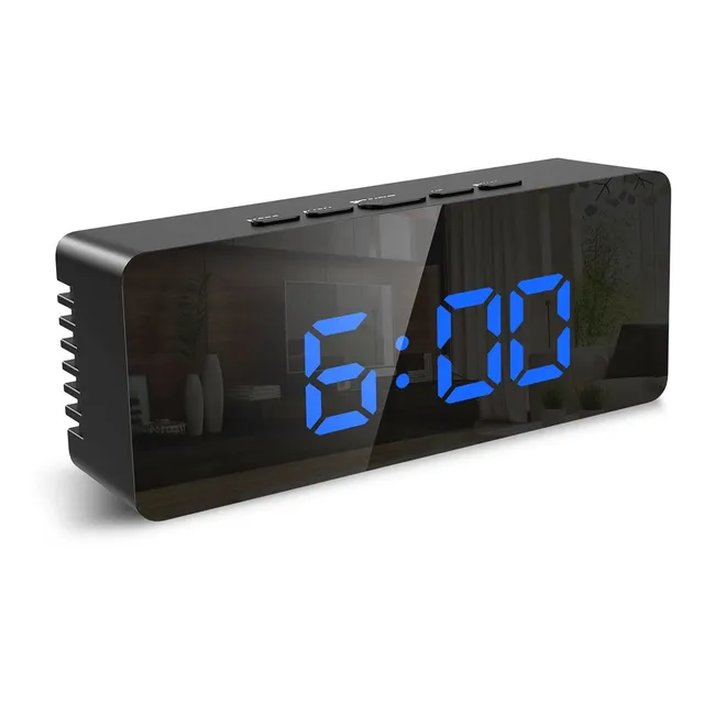 Oria Reloj Despertador Digital Led 5.8  Puerto Carga Usb 2