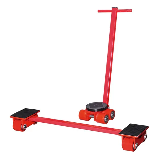 1 Juego De Patines Para Mover Carga 4 Toneladas Weston Rojo