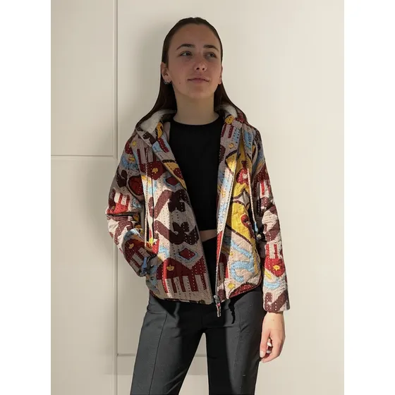 Campera Rapsodia Estampada Corderita  Mujer Adulto Glee