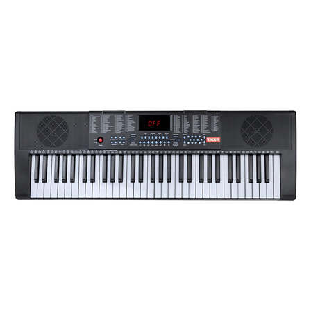 Kaiser Mtc-5490 Teclado Musical Con 61 Teclas Con Respaldo Para Partituras K Color Negro Kaiser Mtc-5490 Teclado Musical Con 61 Teclas Con Respaldo Para Partituras K Color Negro