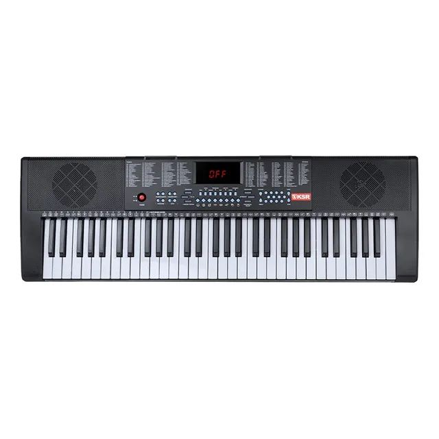 Kaiser MTC-5490 Teclado Musical Con 61 Teclas Con Respaldo Para Partituras K Color Negro