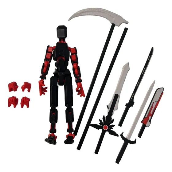 Muñeco Articulado Dummy 13 + Manos+ Kit Armas Multicolor