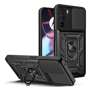 Funda Case Carcasa Uso Rudo Protector Para Moto Motorola Negro Moto Edge 30 Neo