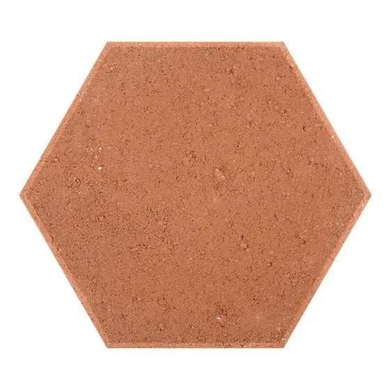 50 Adoquin Hexagonal Off White 23 X 9 X 8 Cm Ocre