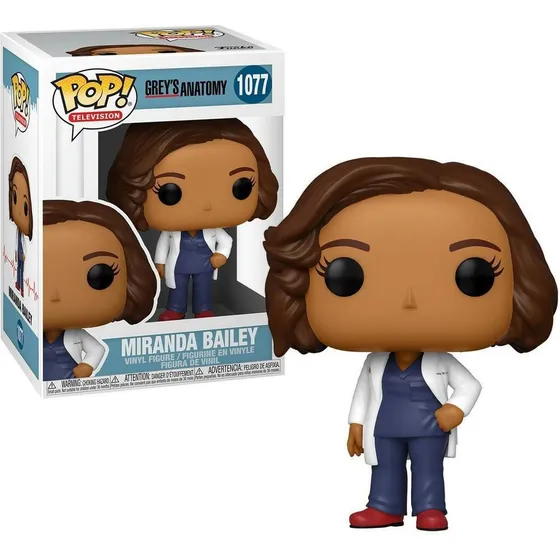 Boneco Funko Pop Tv Greys Anatomy Miranda Bailey 1077 Serie